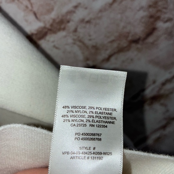 Aritzia Wilfred Shelly Cardigan - Wonder Yarn in Light Birch Size Large NEW - Picture 8 of 8